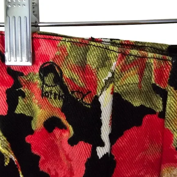 Vintage Patrick X Long Wrap Skirt size 10 Multicolor Floral - Picture 2 of 16